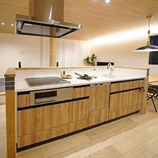 お掃除楽々キッチン