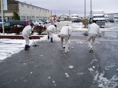 『雪だ～』