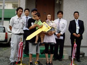 お引渡式から1周年