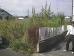 着工前の現場にて　