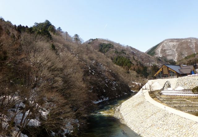 湯西川温泉へ