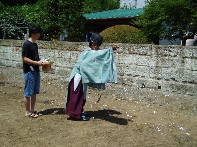 地鎮祭をしました（＾ｖ＾）