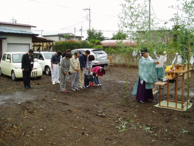地鎮祭　宇都宮市（＾ｖ＾）