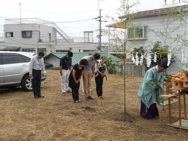鹿沼市　地鎮祭(^-^)