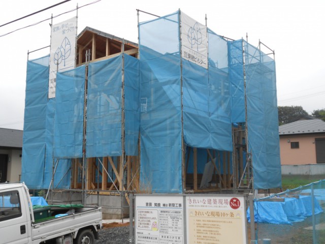 さくら市　上棟(^-^)