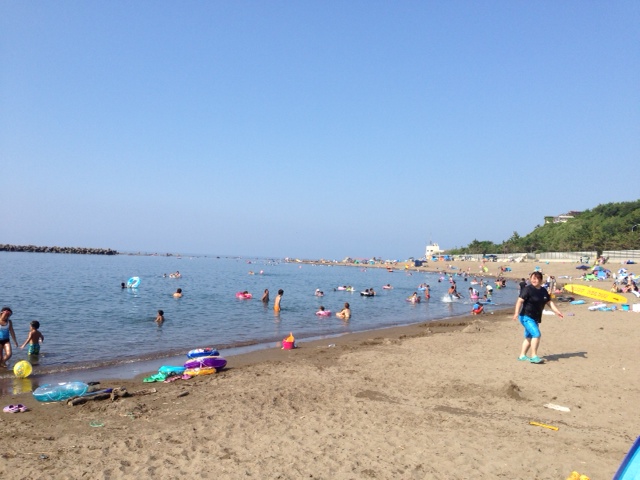 新潟海水浴(^-^)