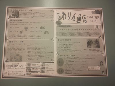 今月のふわりん通信