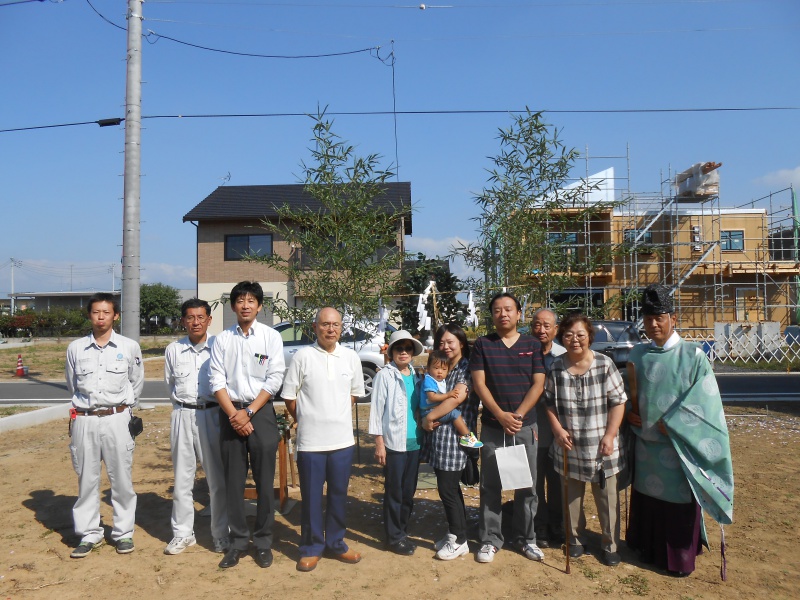 太田市　地鎮祭(^-^)