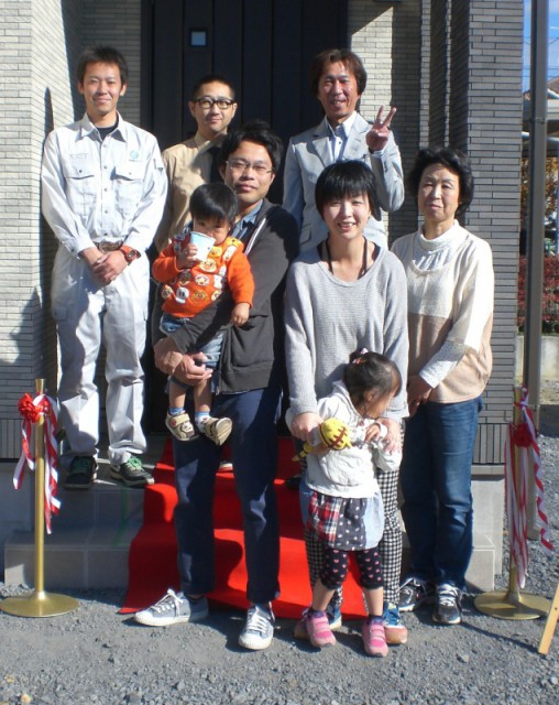 お引き渡し式　葉鹿町