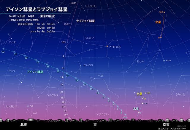 星空情報【１２月中旬】