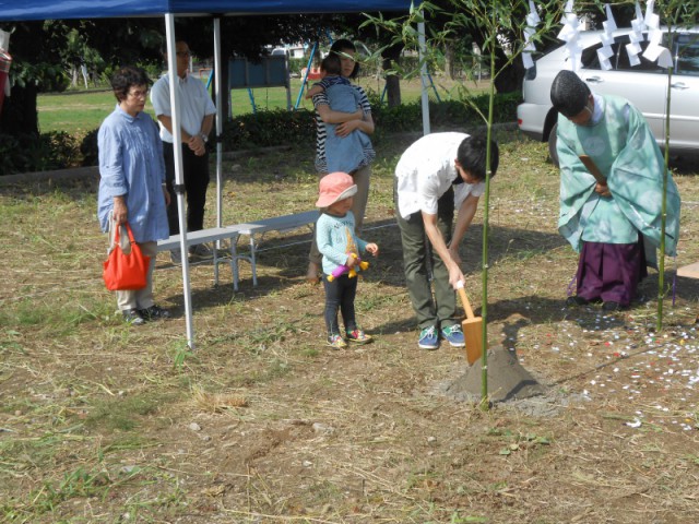 地鎮祭　足利市