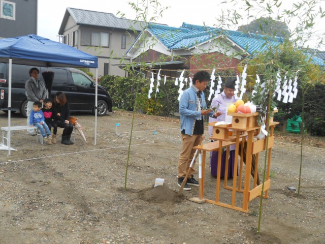 地鎮祭　足利市(^-^)