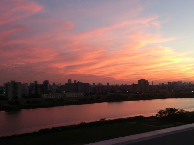 夕焼け～♪