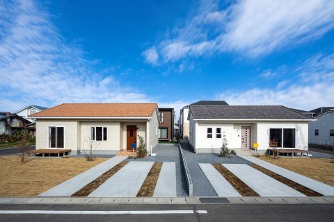 邑楽町2つの平屋モデルハウス GRANDOPEN