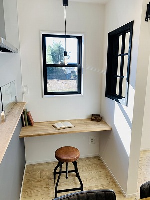 奥様のホッと一息デスクスペース