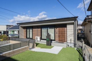 愛犬と暮らす平屋スタイルの家